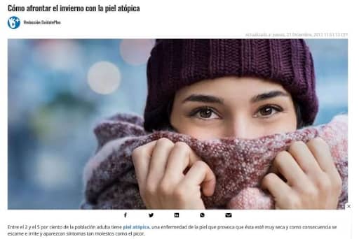 Como afrontar el invierno con la piel atópica CuidatePlus Entrevista Alergólogo Málaga